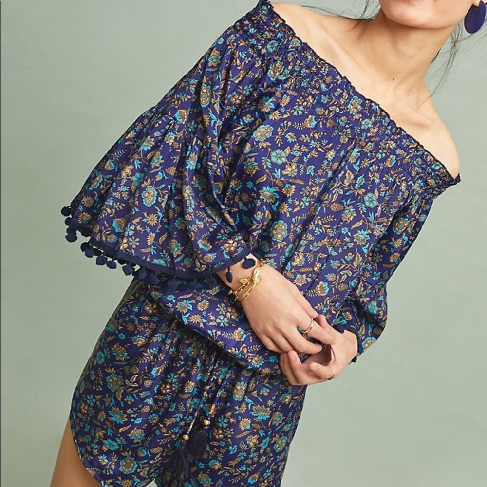 HOST PICK Raga pommed off-the-shoulder romper NWT